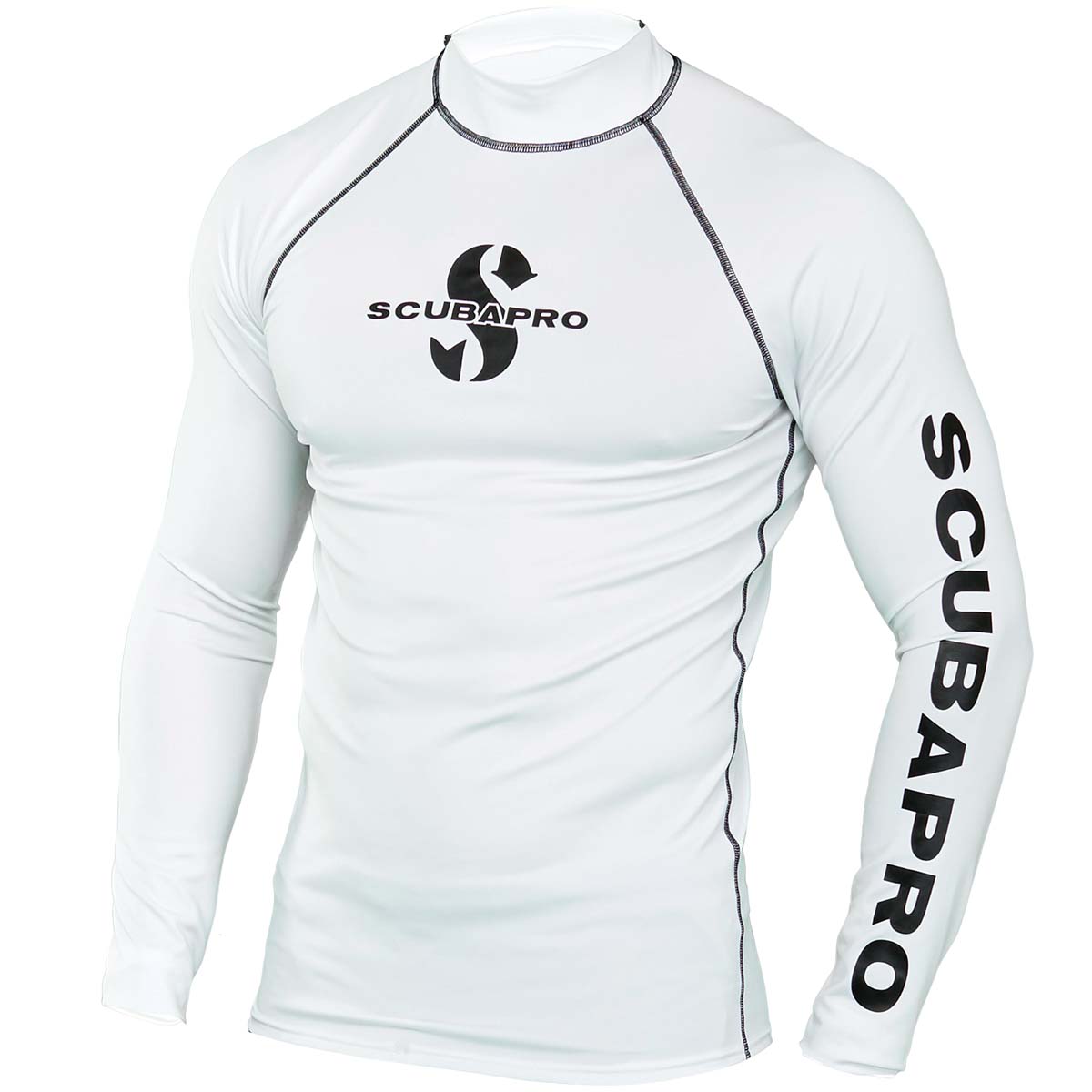 Scubapro Long Sleeve Rash Guard - Mens-White-S-