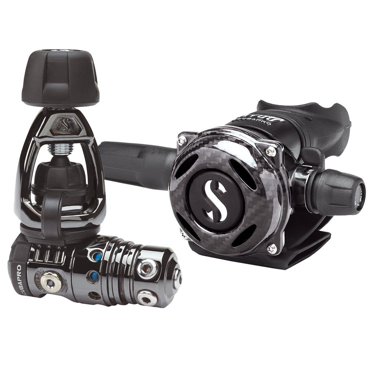 Scubapro MK25 Evo BT / A700 Carbon Black Tech Dive Regulator System-