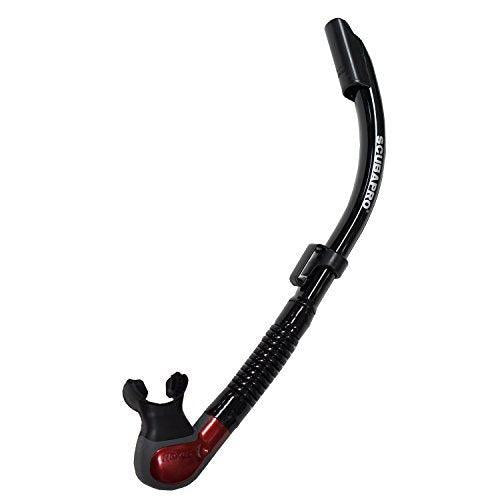 Scubapro Nexus Purge Valve Scuba Diving Snorkel-Black/MetallicRed-