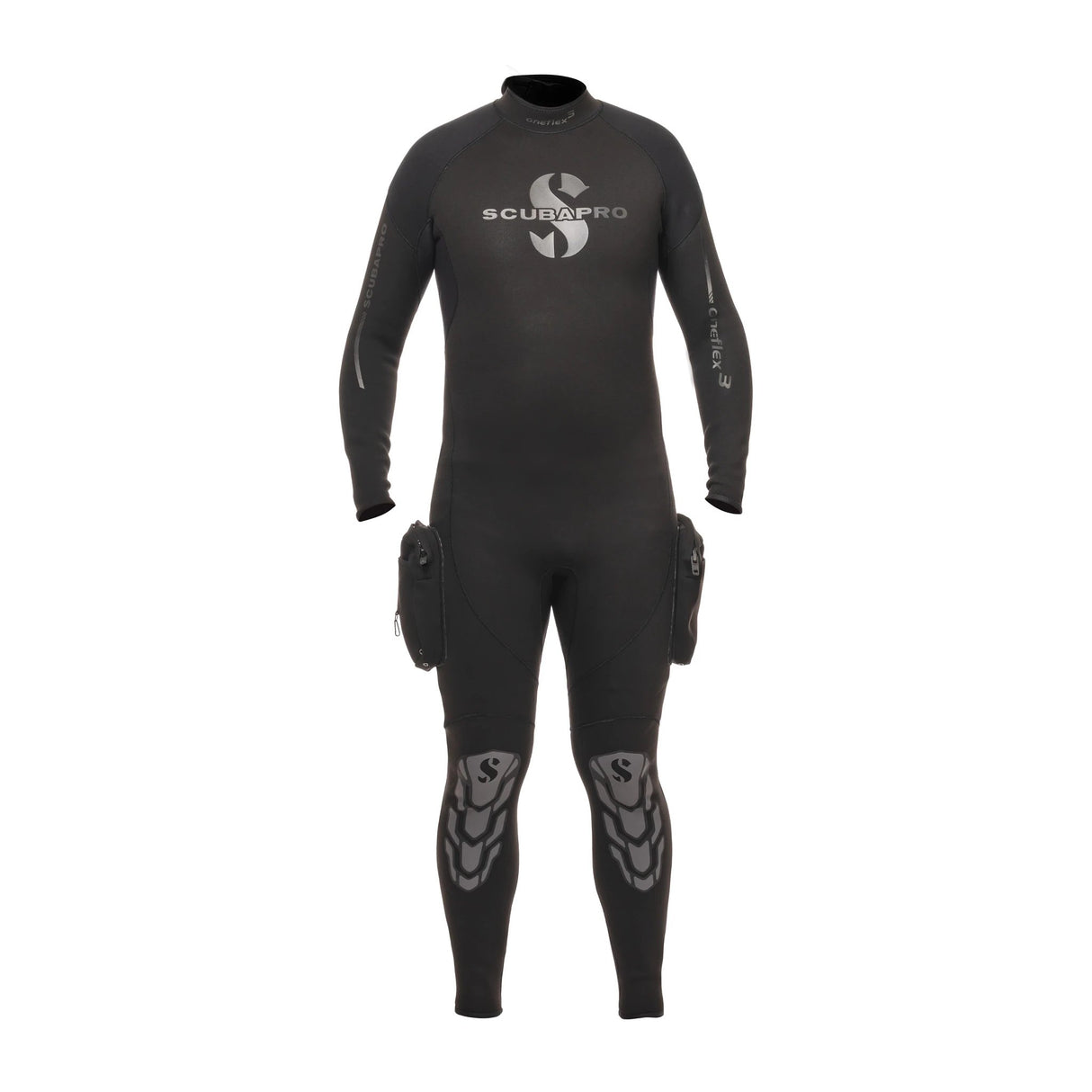 Scubapro Oneflex 3.0mm w/Pocket Mens Black-S-