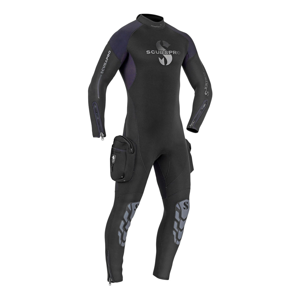 Scubapro Oneflex 5.0mm w/Pocket Mens Black-S-