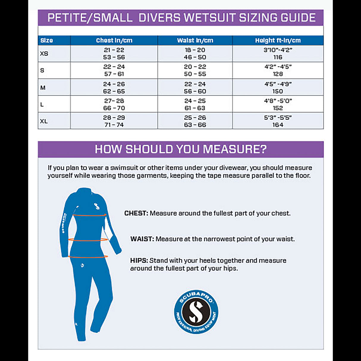 Scubapro Rebel 2 MM Small Dive Shorty Scuba Diving Wetsuit-