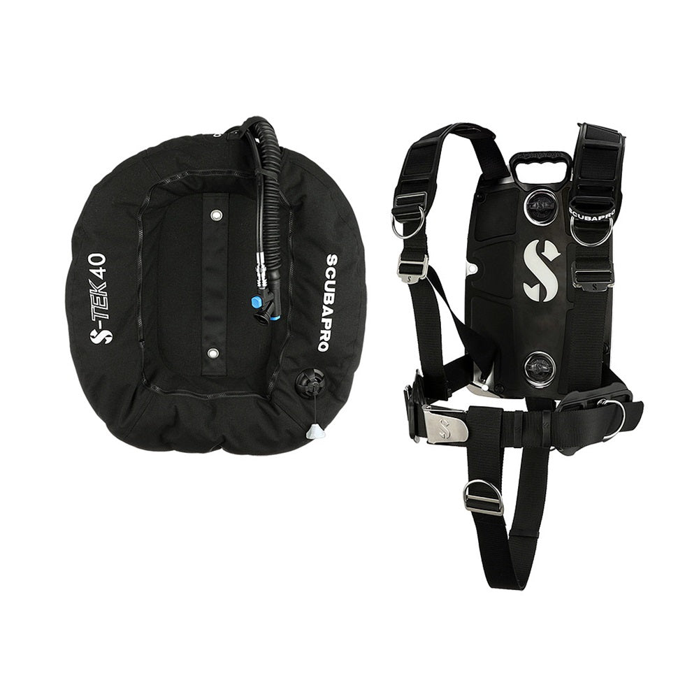 Scubapro S - TEK Donut Wing 40 + S - TEK Pro Harness SS