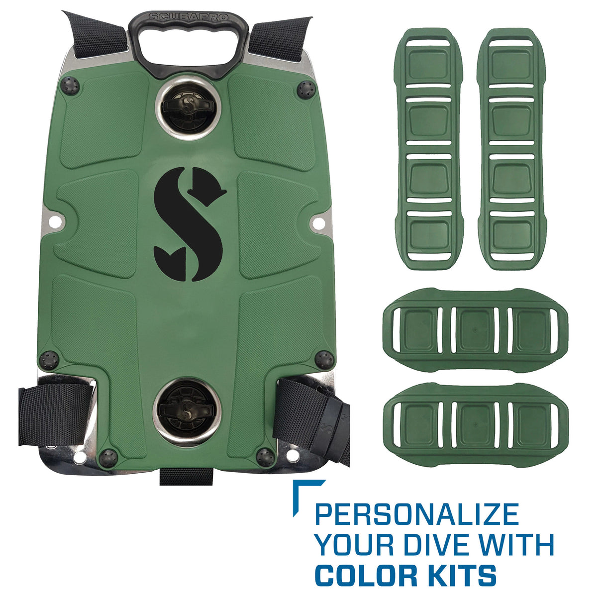 Scubapro S-TEK Donut Wing + S-TEK Pro Harness SS + Back Shoulder Waist Pad-