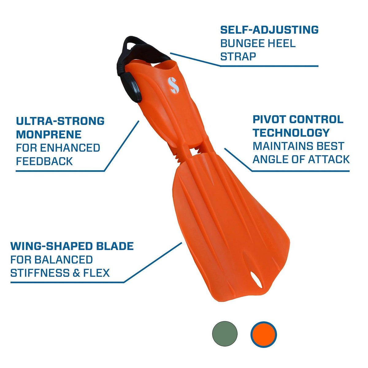 Scubapro Seawing Nova Gorilla Open Heel Scuba Diving Fin-