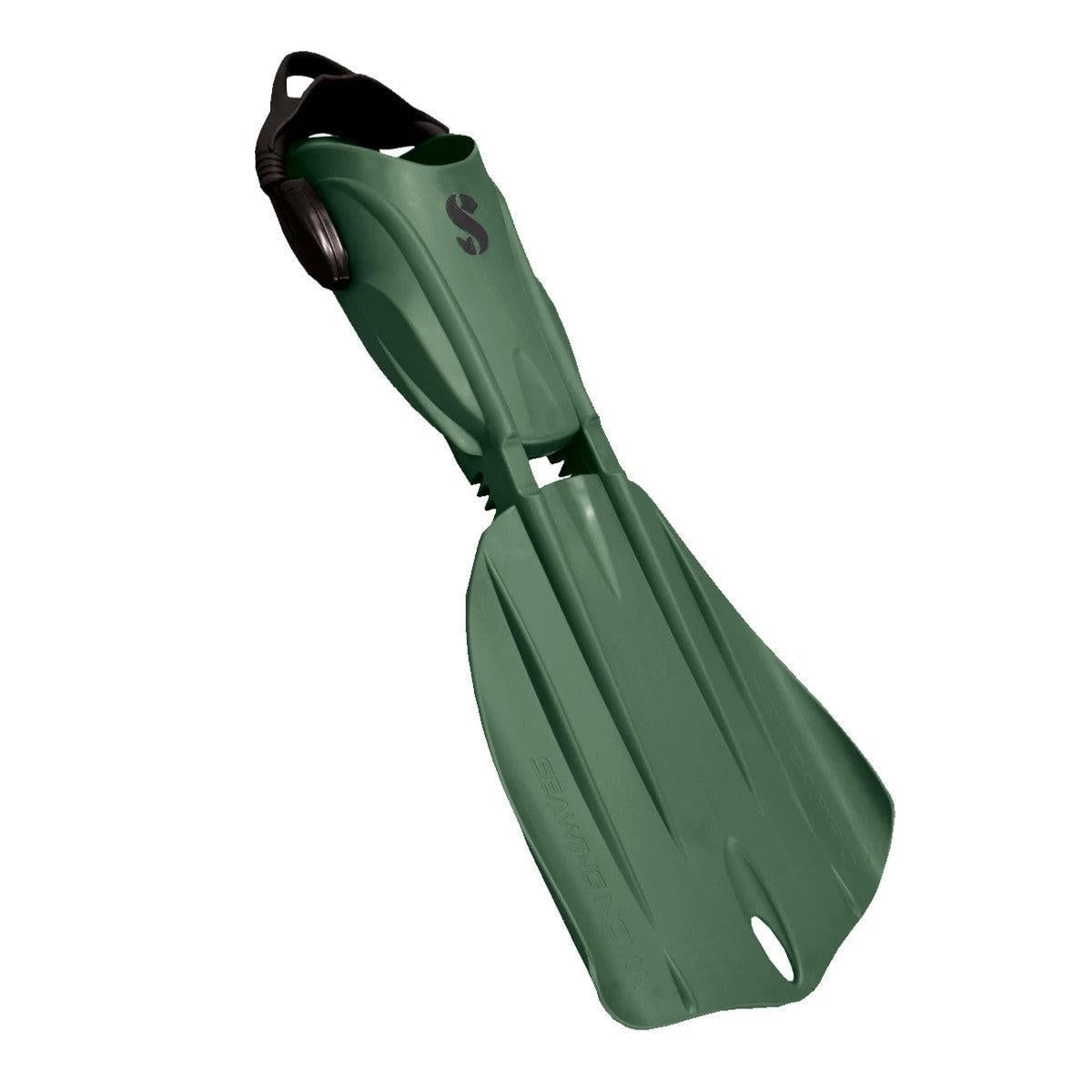 Scubapro Seawing Nova Gorilla Open Heel Scuba Diving Fin-Army Green-XS-