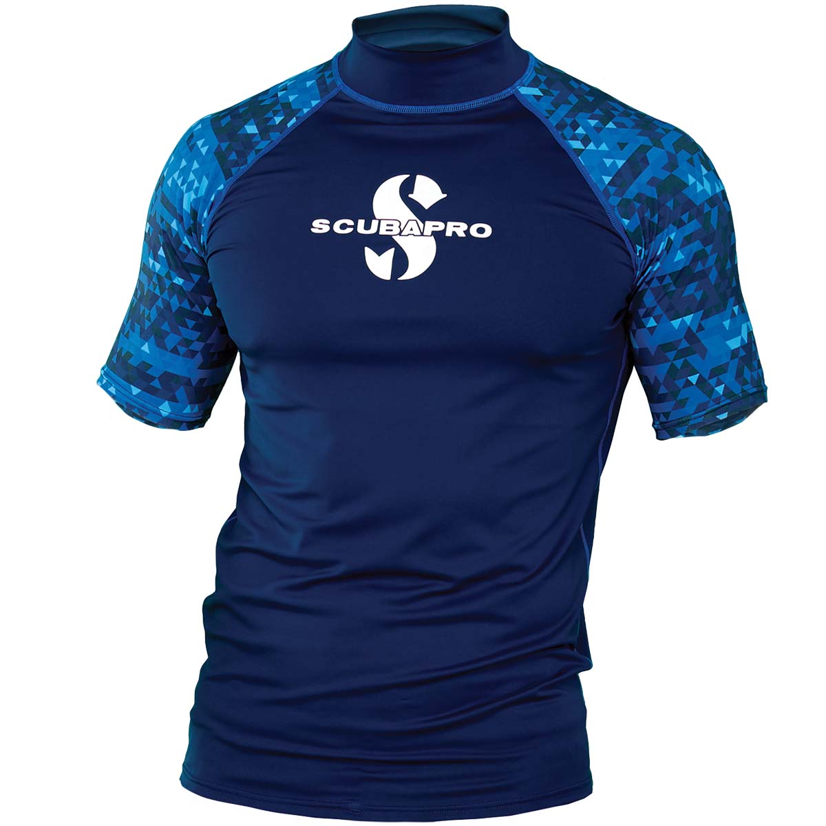 Scubapro Short Sleeve Rash Guard - Mens-Blue-S-