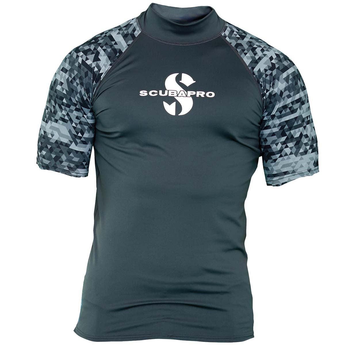 Scubapro Short Sleeve Rash Guard - Mens-Graphite-S-