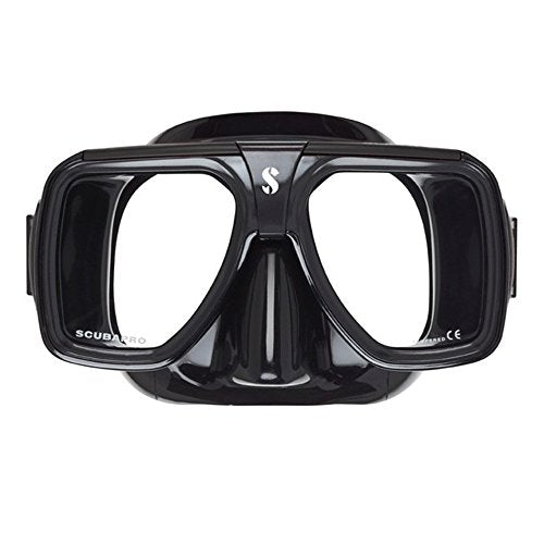 Scubapro Solara Low-Volume Dual Lens Scuba Diving Mask-Black-Black-