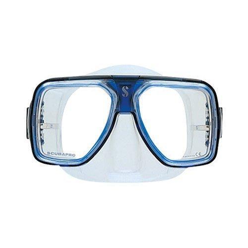 Scubapro Solara Low-Volume Dual Lens Scuba Diving Mask-Blue-Clear-