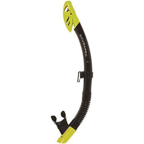 Scubapro Spectra Dry Scuba Diving Snorkel-Black/Yellow-