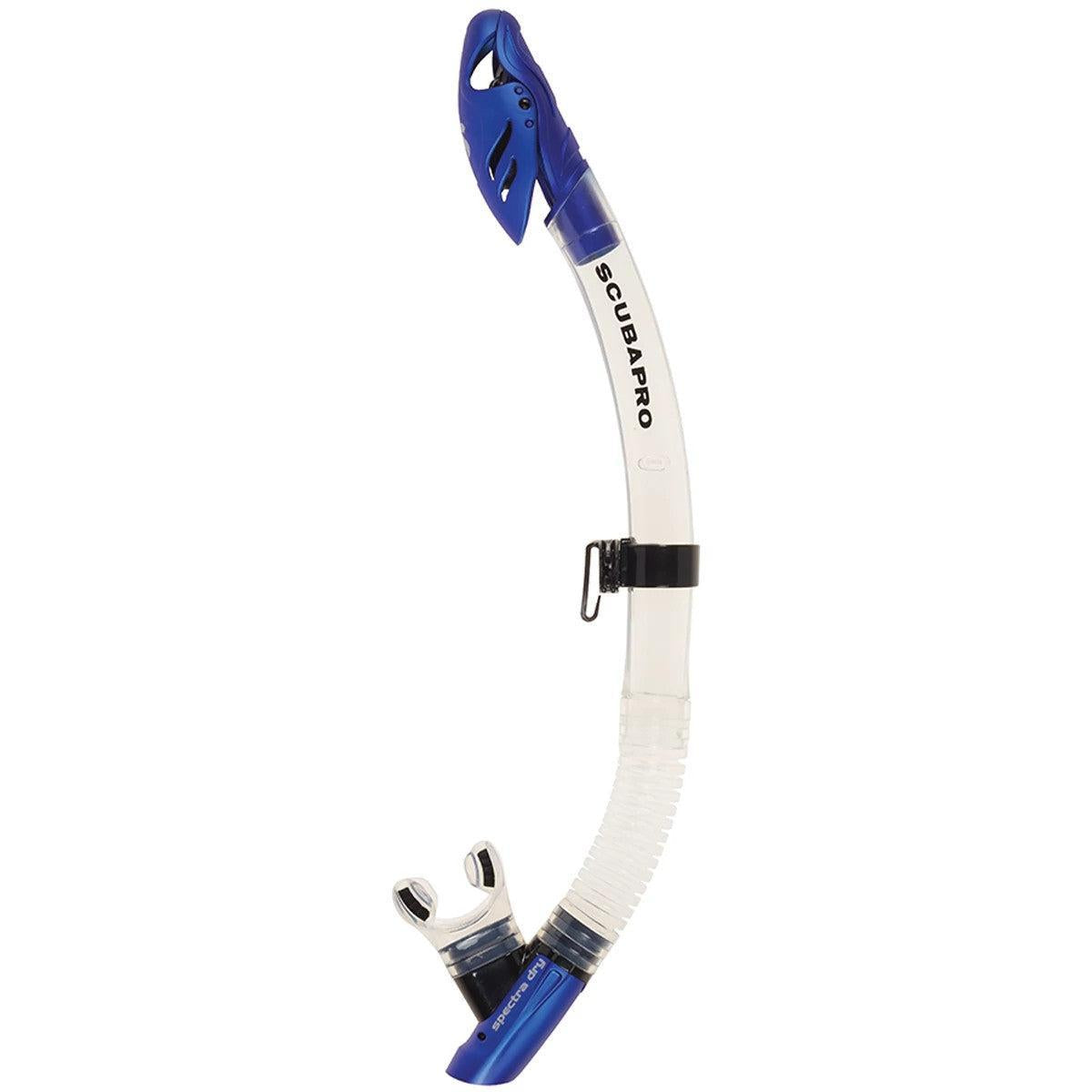 Scubapro Spectra Dry Scuba Diving Snorkel-Blue-