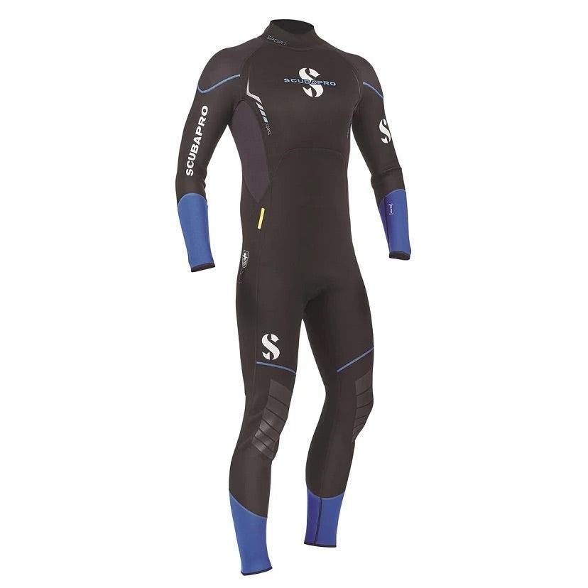 Scubapro Sport Steamer G2 3mm Wetsuit - Mens-Black/Blue-S-