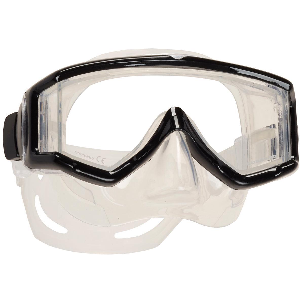 Scubapro Sub Vu Mini Single Lens Scuba Diving Mask-Black-