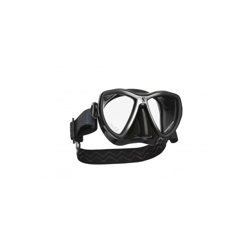 Scubapro Synergy Mini Dive Mask W Comfort Strap-Black/Silver-Black-