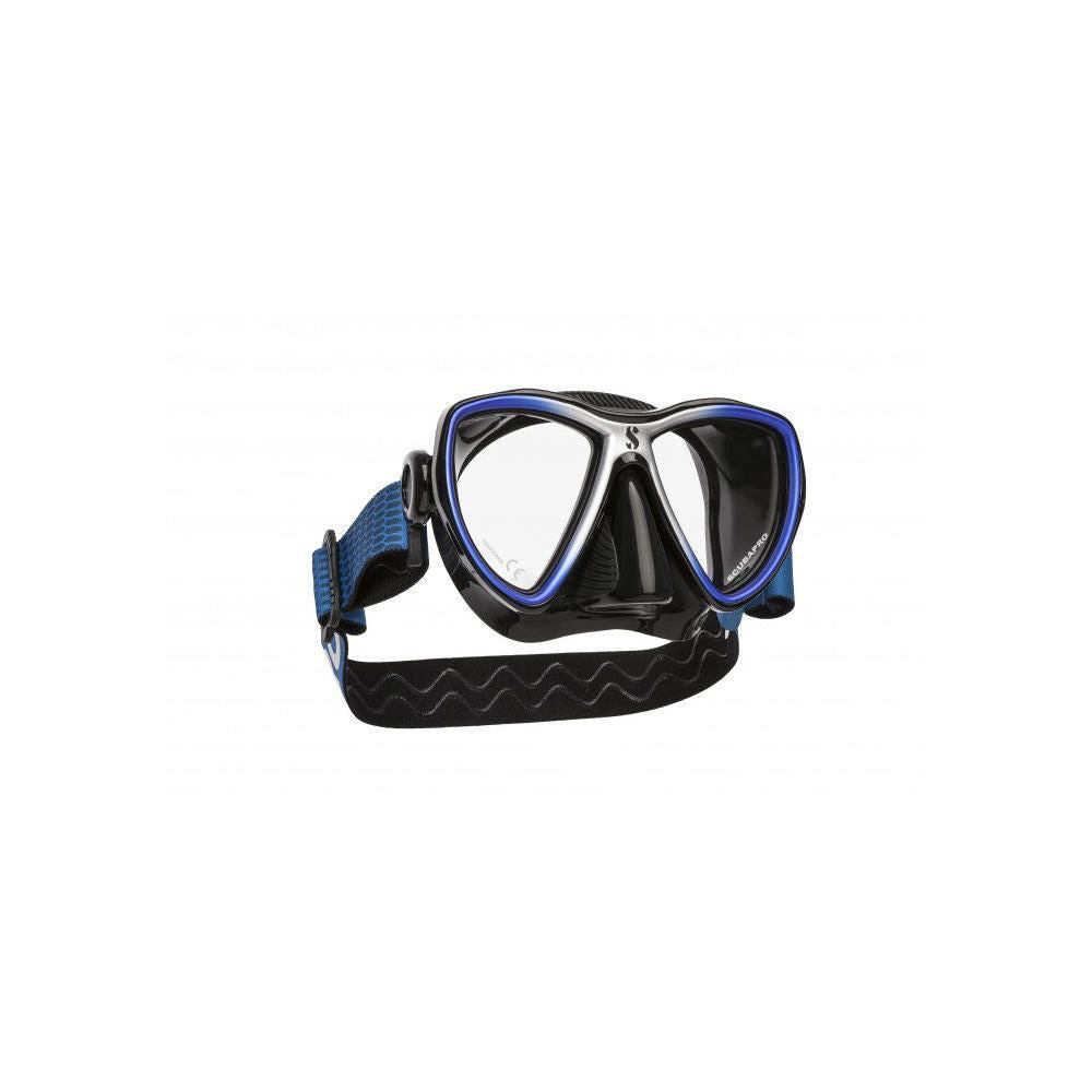 Scubapro Synergy Mini Dive Mask W Comfort Strap-Blue/Silver-Black-