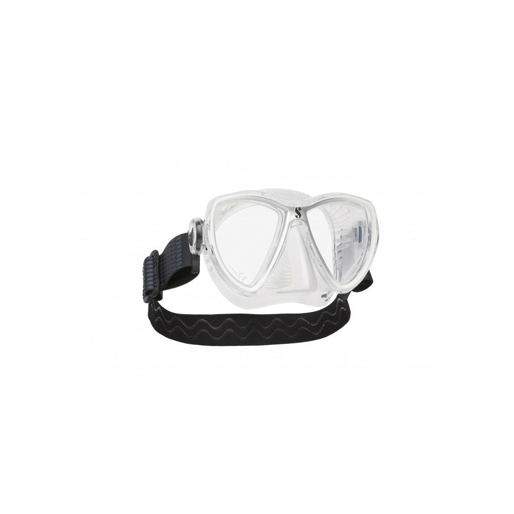 Scubapro Synergy Mini Dive Mask W Comfort Strap-White/Silver-Clear-