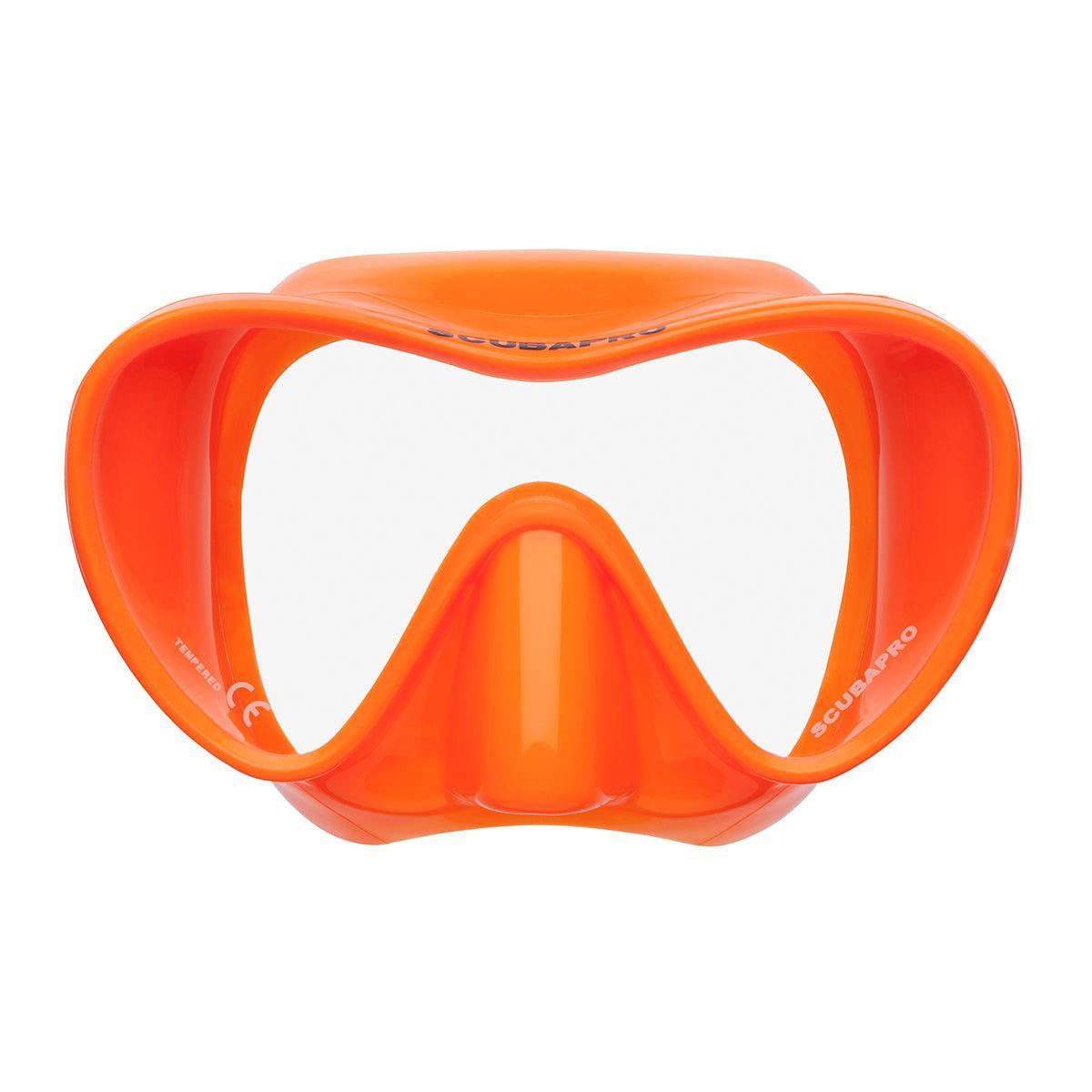 Scubapro Trinidad 3 Low-Volume Single Lens Scuba Diving Mask-Orange-