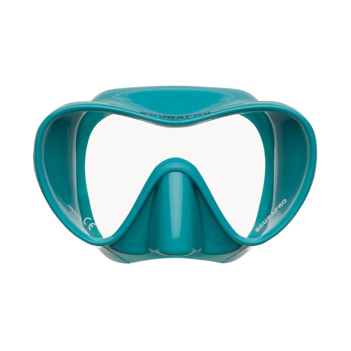 Scubapro Trinidad 3 Low-Volume Single Lens Scuba Diving Mask-Turquoise-