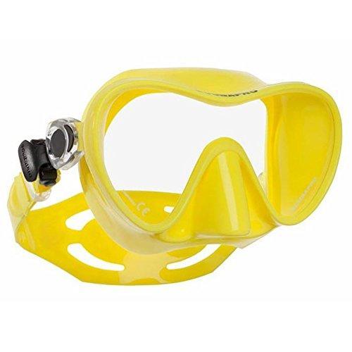 Scubapro Trinidad 3 Low-Volume Single Lens Scuba Diving Mask-Yellow-