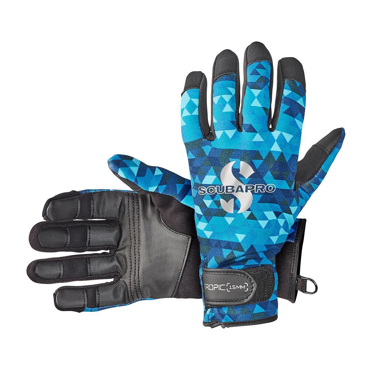 Scubapro Tropic 1.5mm Dive Glove-Aegean(Blue)-XS-