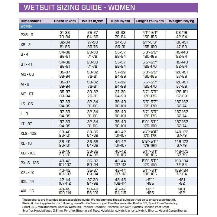 Scubapro Tropical Steamer 1 MM Womens Full Scuba Diving Wetsuit-