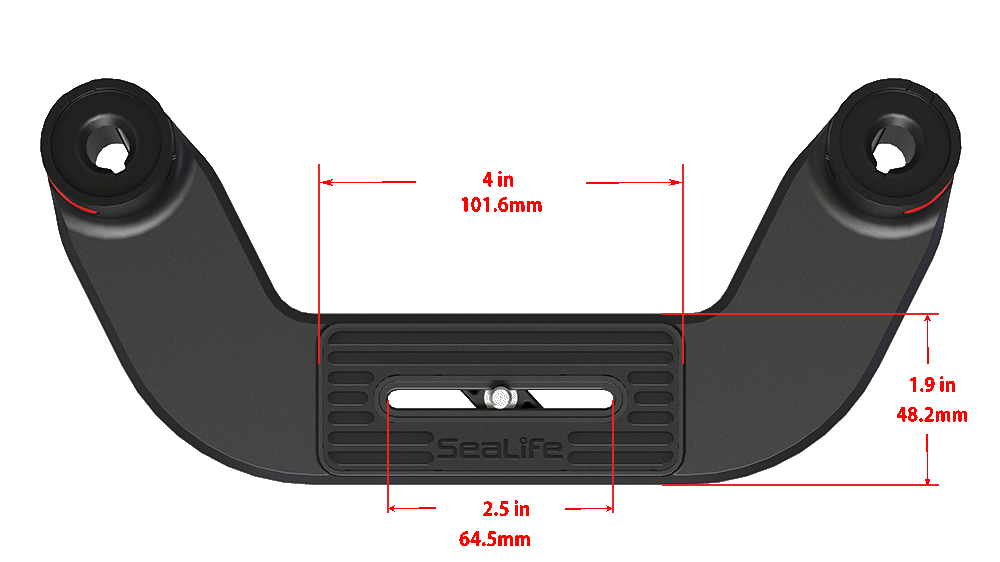 SeaLife Flex-Connect Ultra Dual Tray (more space for SportDiver and wider Cameras)-