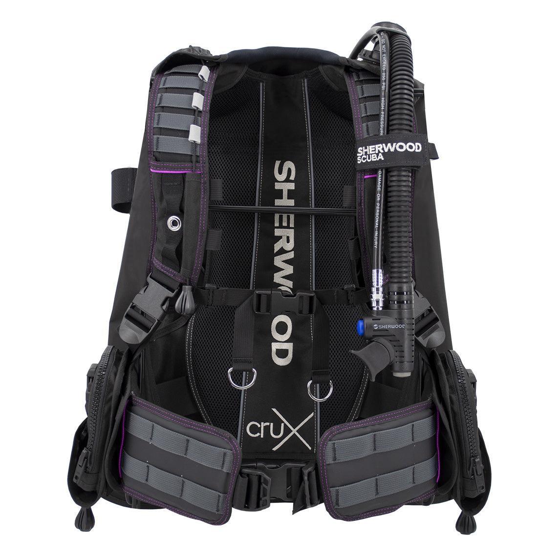 Sherwood Diving Crux BCD Buoyancy Compensator Style #50-Magenta-M-No Gemini