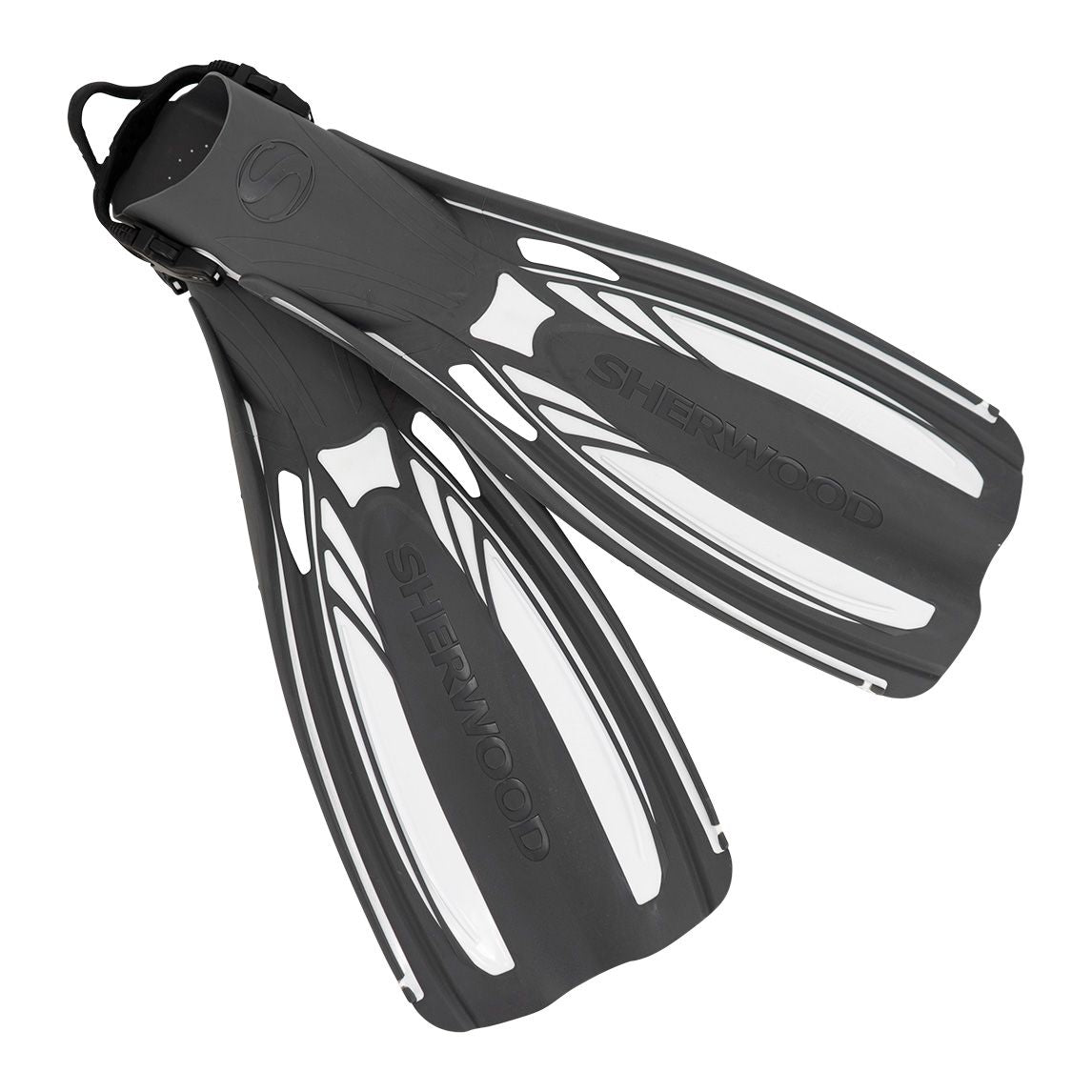 Sherwood Elite Fins-White-XS-