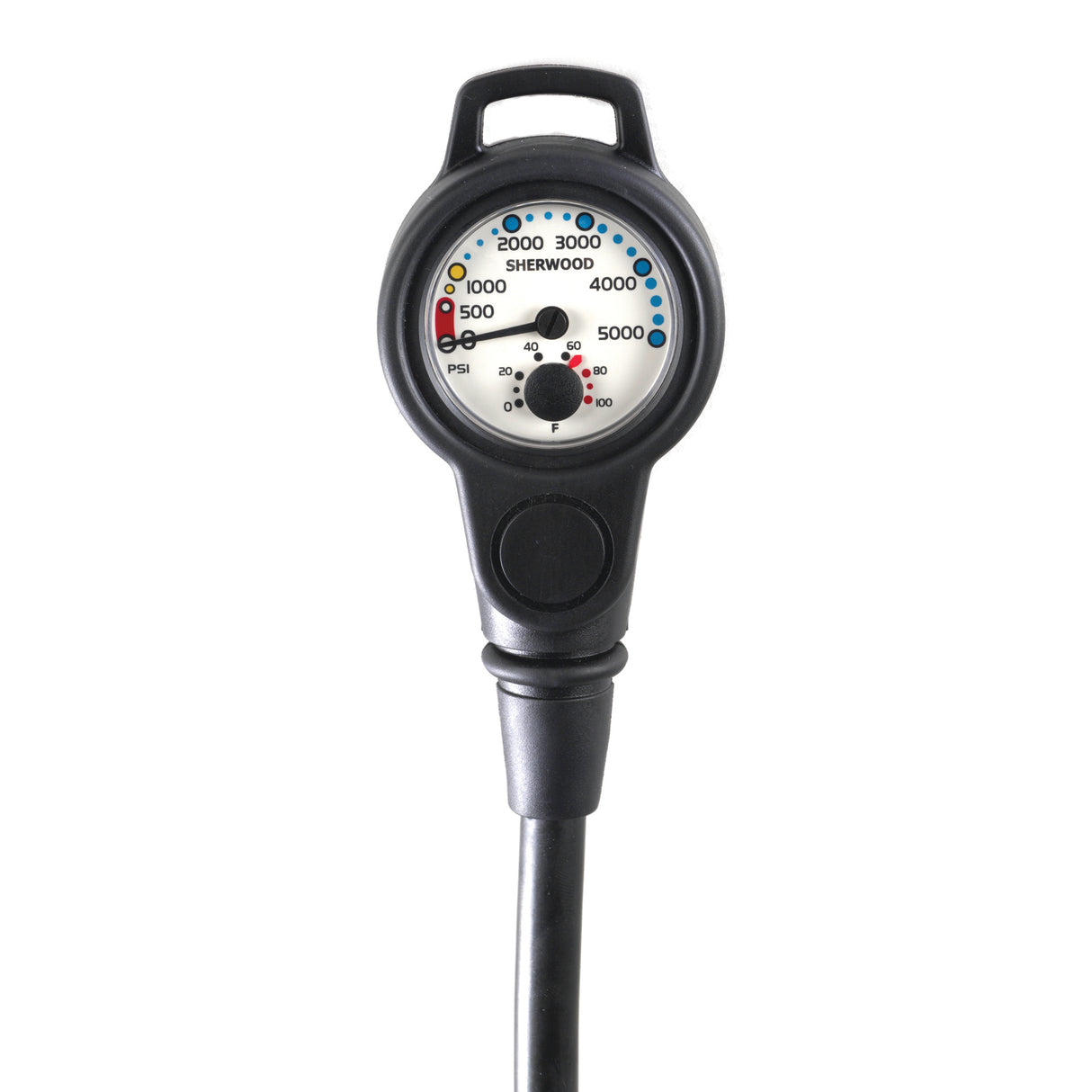 Sherwood Pressure Gauge With Hose and Boot-