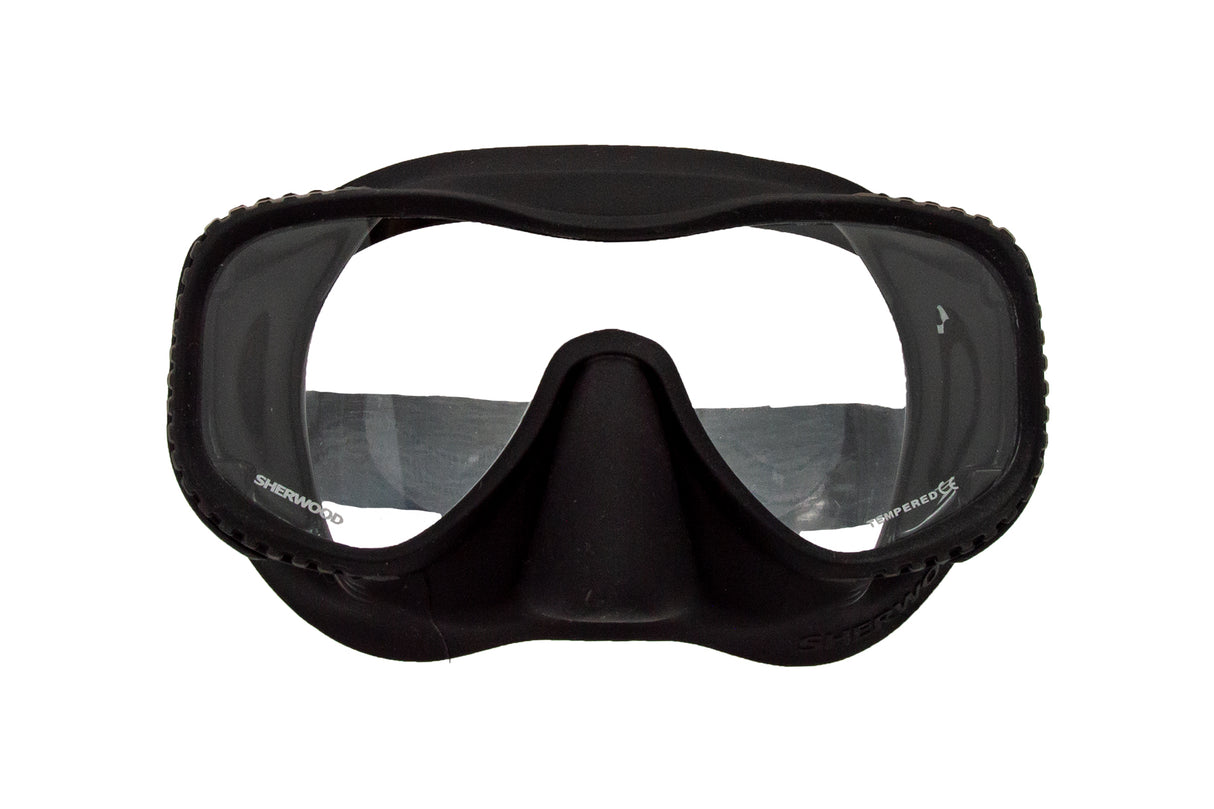 Sherwood Scope Slim Masks-Black Silicone-