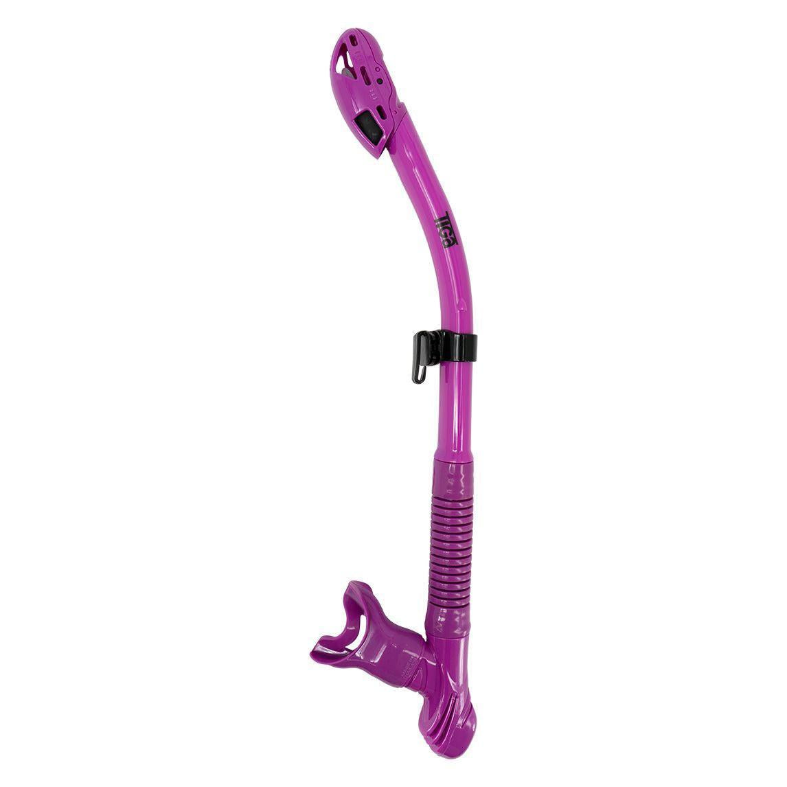 Sherwood Tiga Dry Snorkel-Magenta Silicone-