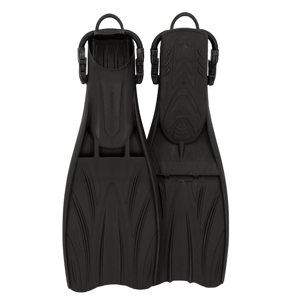 Sherwood Triton Fins-Black-XS-