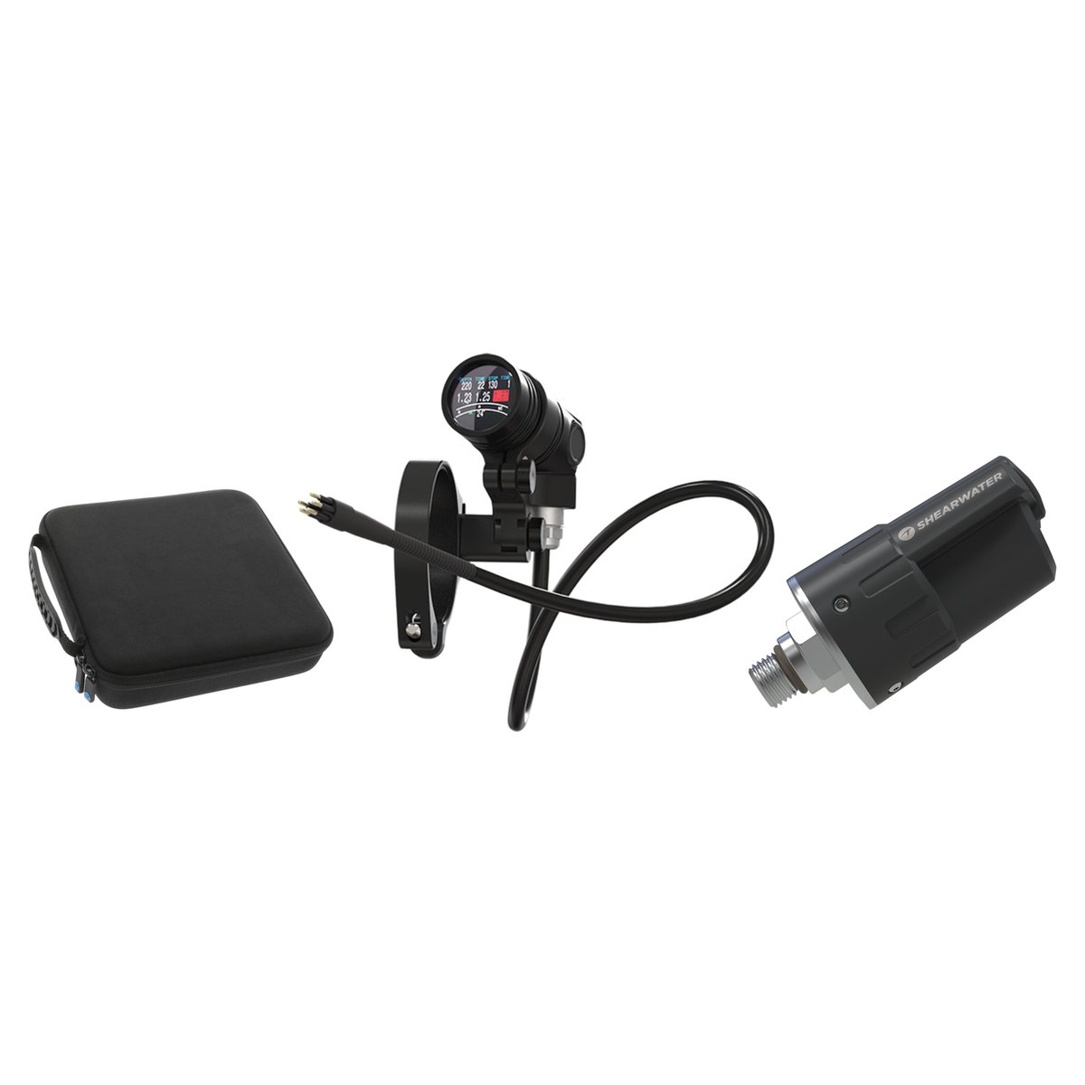 Shearwater NERD 2 Dive Computer + Swift Transmitter + EVA Case Package