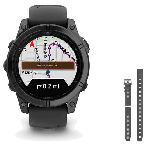 Garmin fenix E 47mm Smartwatch + QuickFit 22 Band Package