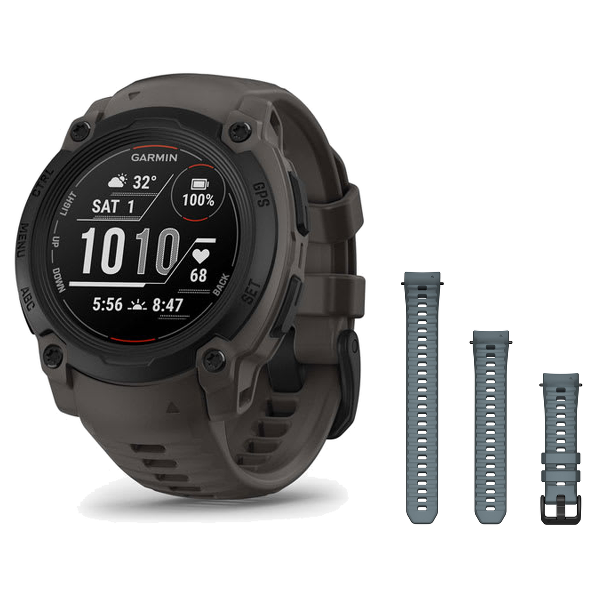 Garmin Instinct E 40mm Smartwatch + 20mm Band Package — includes Garmin Instinct 3 Rugged GPS Smartwatch, Garmin Instinct E…