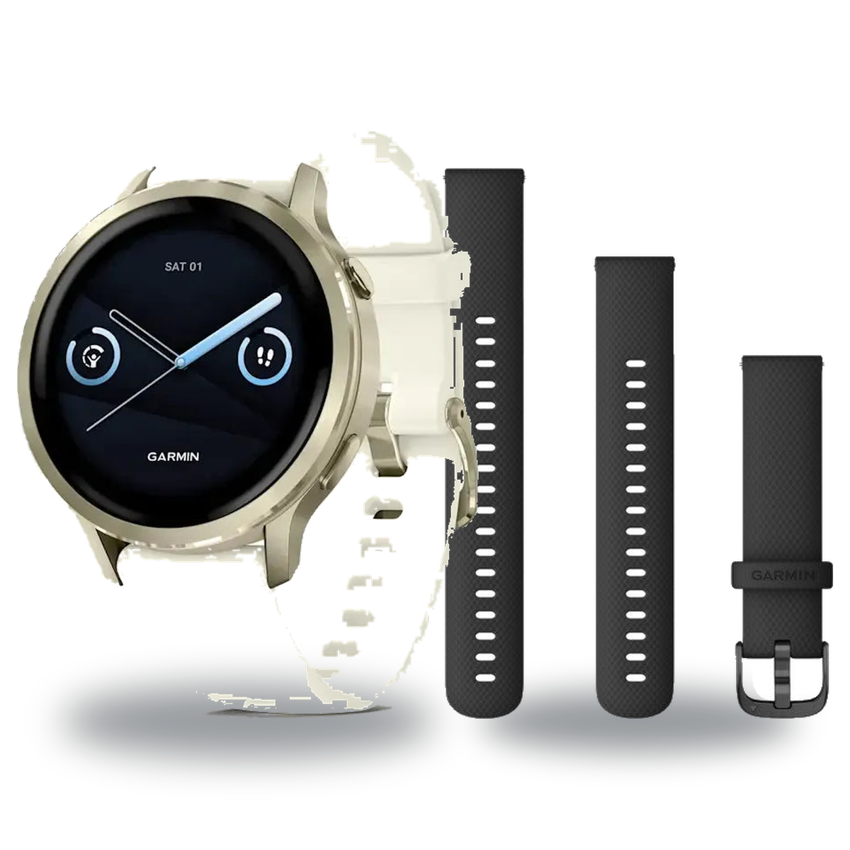 Garmin Venu 4 41mm Smartwatch + Quick Release 18mm Band Package — includes Garmin Venu 4 - 41mm AMOLED GPS Smartwatch with H…