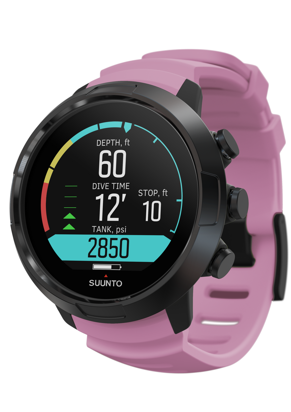 Suunto D5 Wrist Dive Computer with USB Cable & POD Package-
