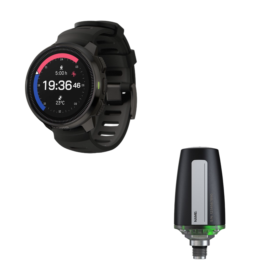 Suunto Ocean Dive Computer and Sport Watch with Tank Pod Package-
