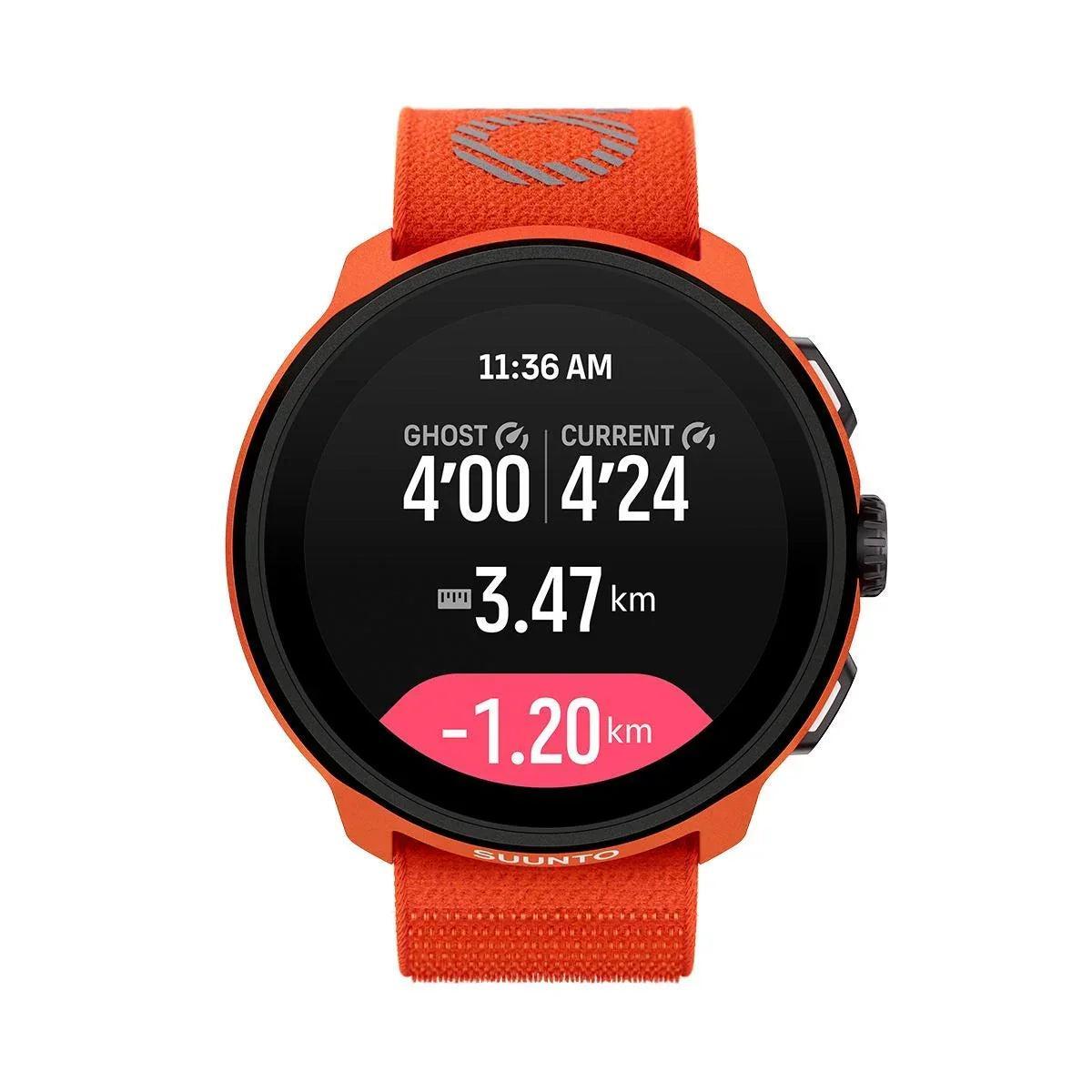 Suunto Run Ghost Runner pacing