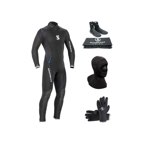 Scubapro Definition 5mm Thermal Package – Mens Wetsuit + Hood + Gloves + Boots
