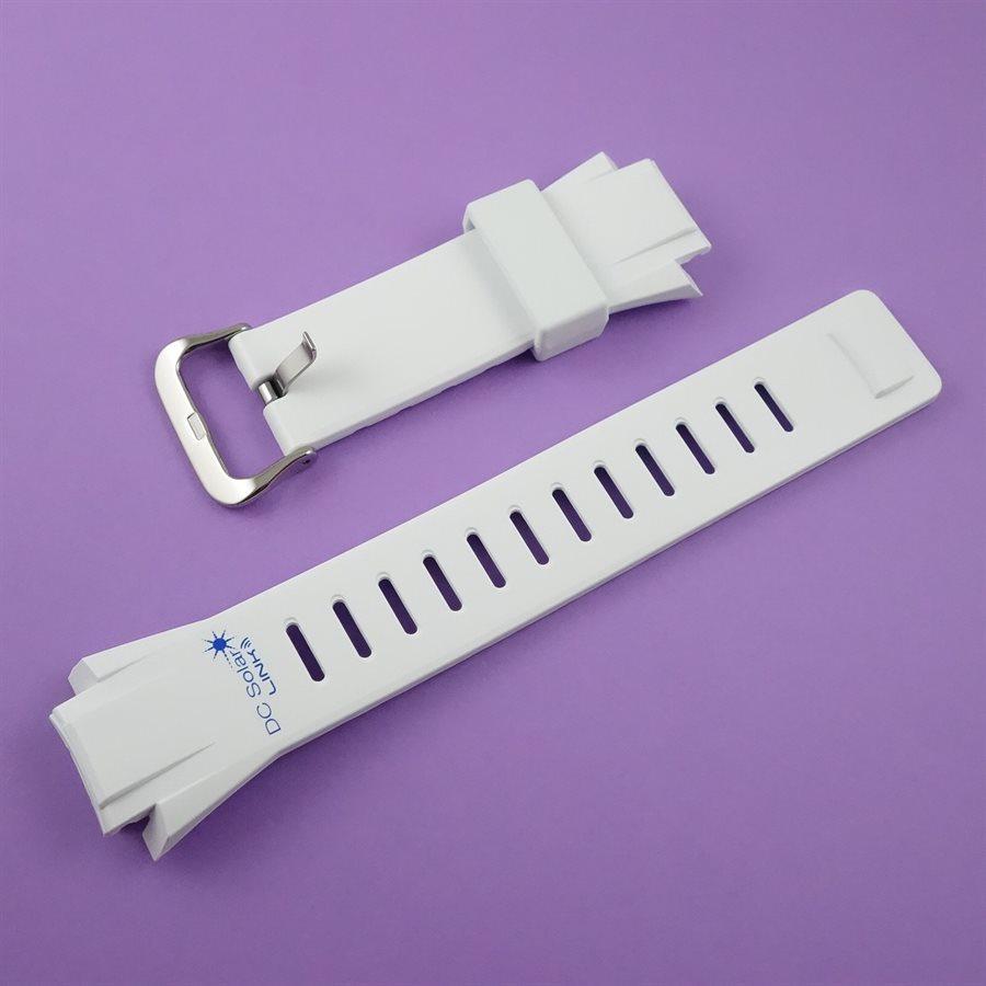 Tusa DC Solar Link Watch Wrist Band-White-