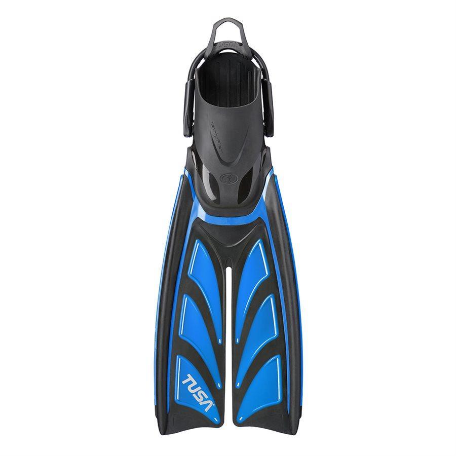 Tusa Hyflex Zoom Fin-Fish Tail Blue-L-XL-