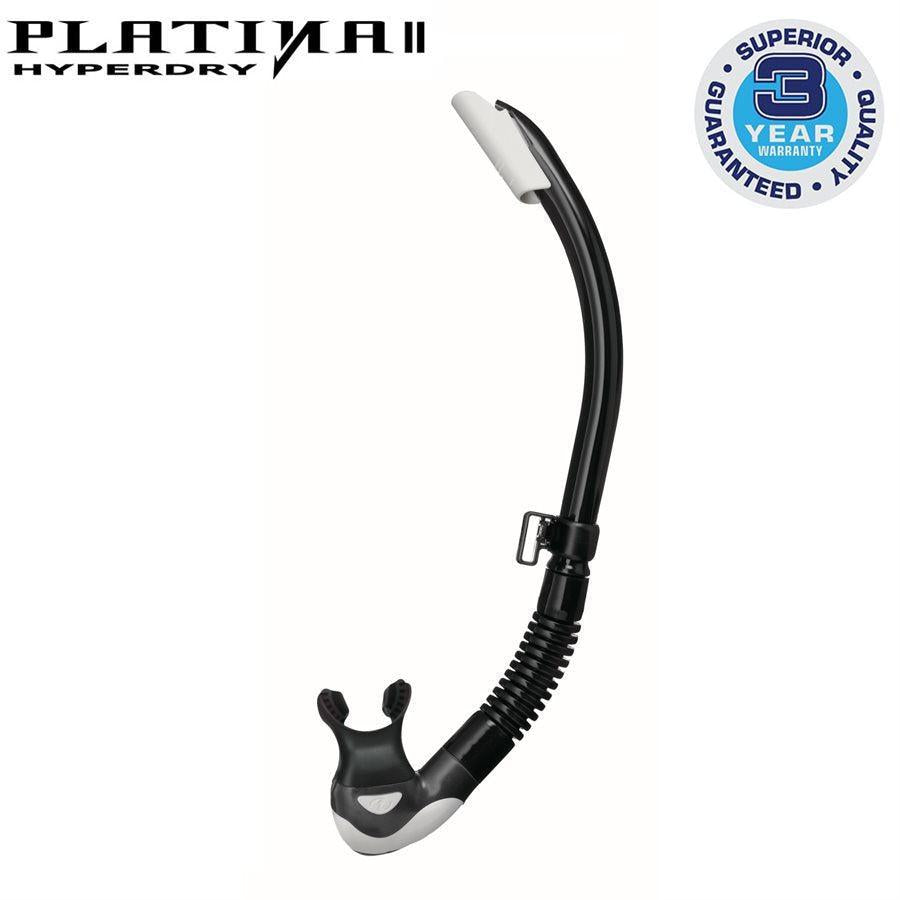 Tusa Platina Hyperdry II Scuba Diving Snorkel-