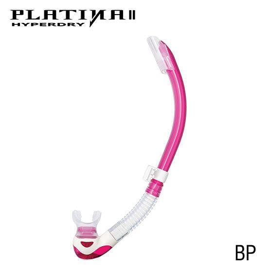 Tusa Platina Hyperdry II Scuba Diving Snorkel-Bougainvillea Pink-