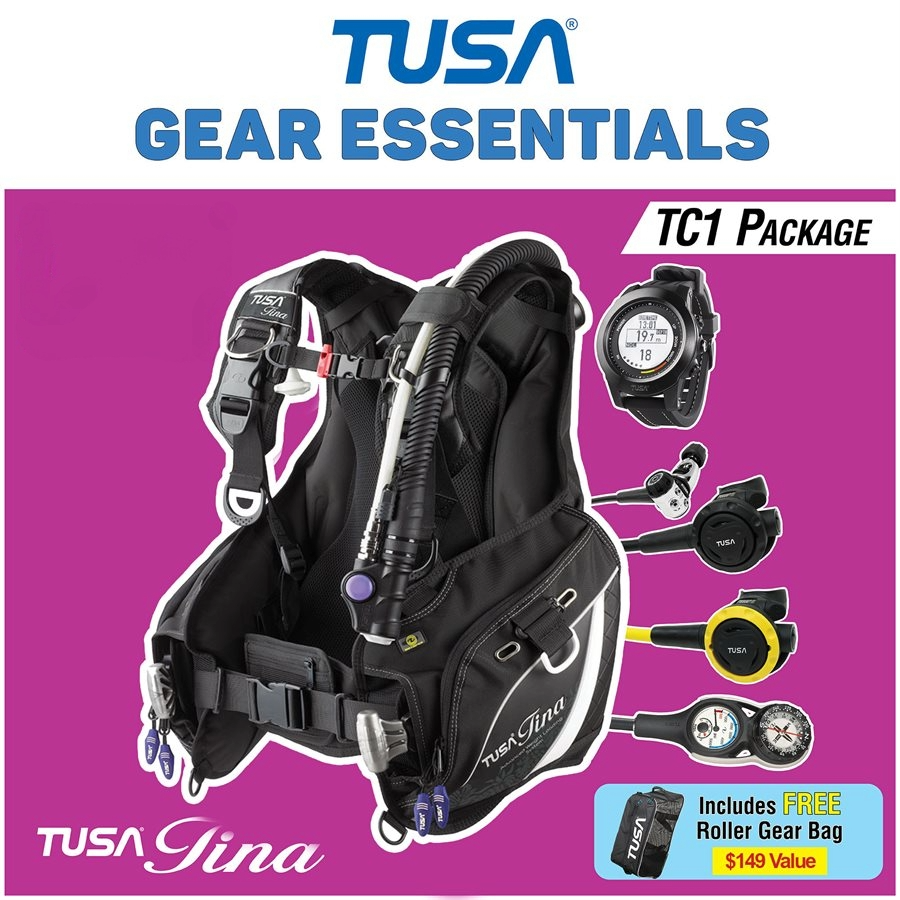 Tusa Tina TC1 Diving Package-