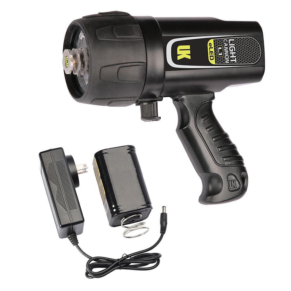 Underwater Kinetics Light Cannon eLED (L1) w/ NiMH Battery/Charger, Pistol Grip, Black, Box (US)-