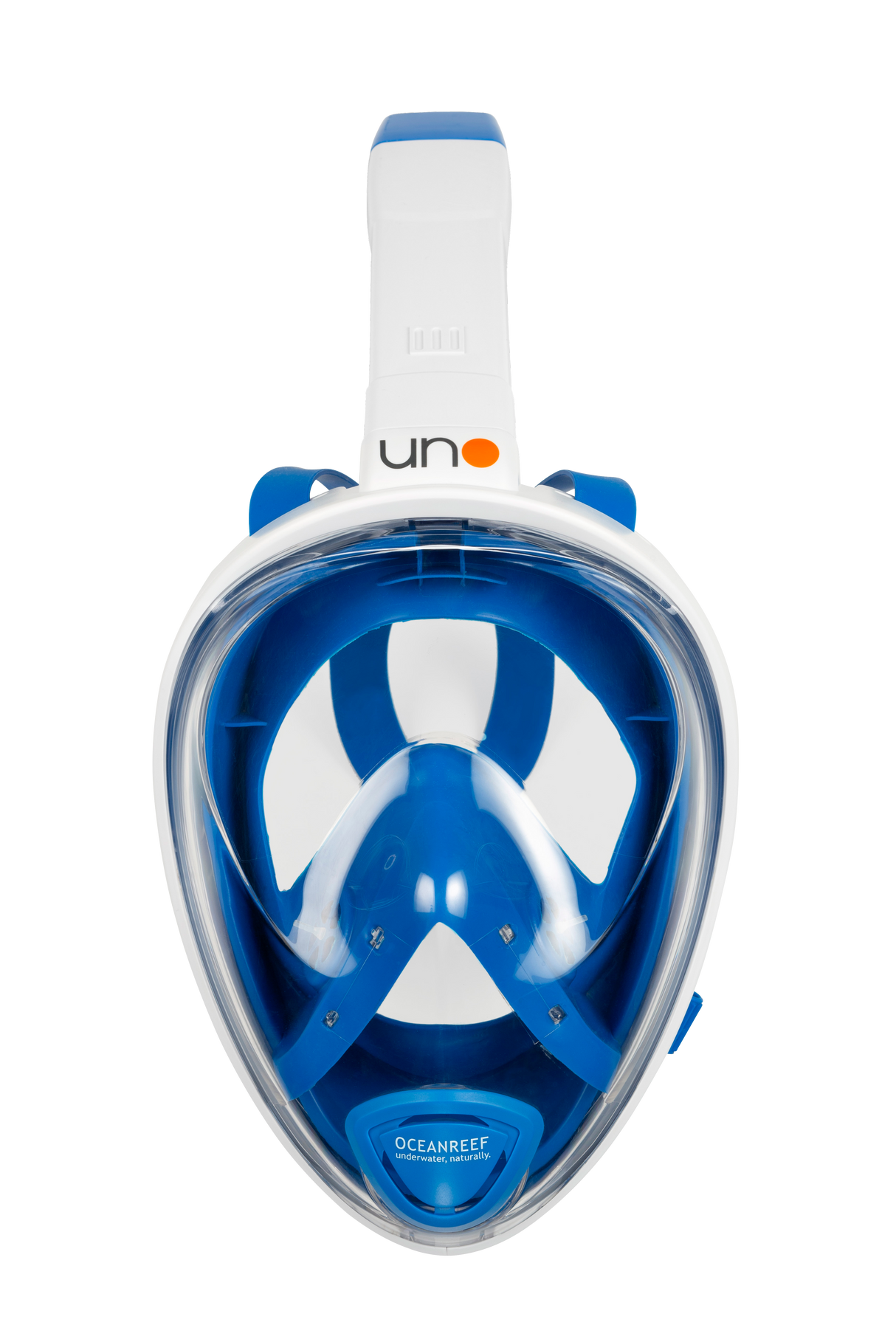 Used Ocean Reef Uno Full Face Snorkeling Mask-S/M-Blue-Like New