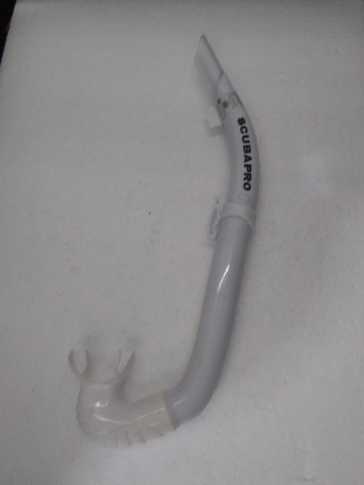 Used Scubapro Apnea Freediving Snorkel-White-