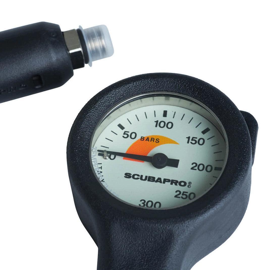 Scubapro CompactPressure Gauge Console w Boot / HP hose-